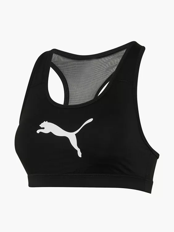 PUMA Sport BH in schwarz