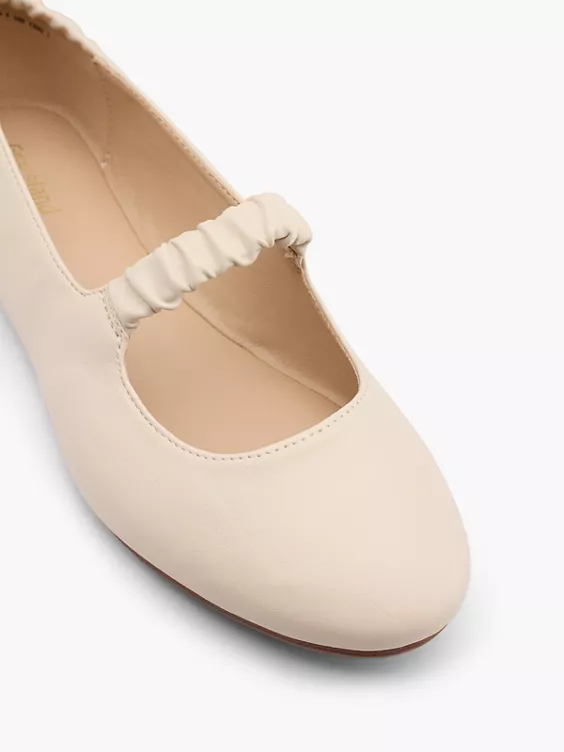 Graceland Riemchenballerina in beige