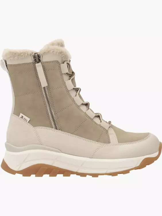 Damen Schnürstiefel in beige