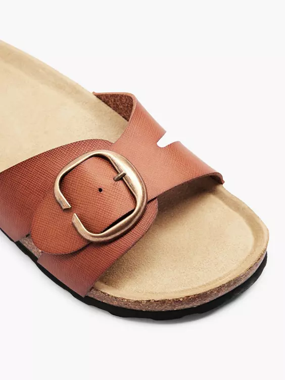 Graceland Pantolette in cognac