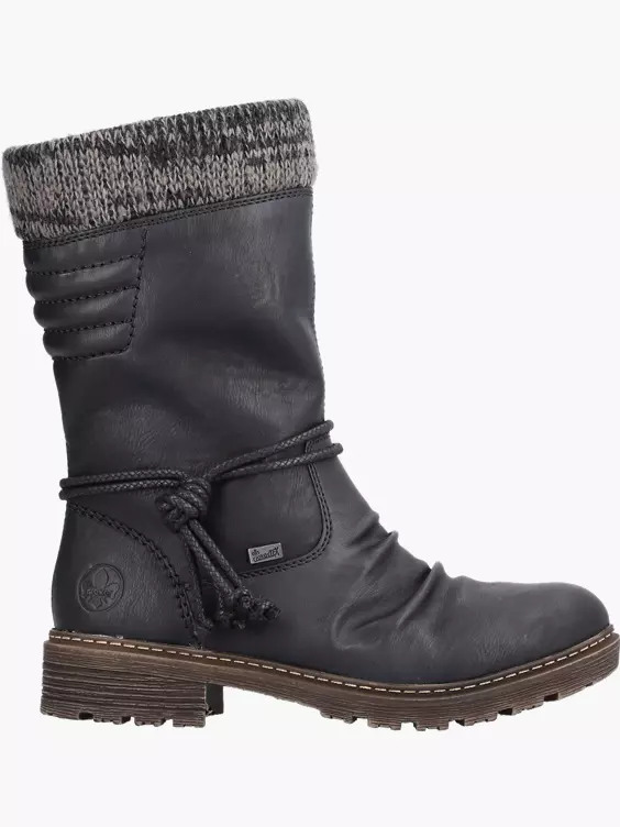 Rieker Damen Kurzstiefel in schwarz