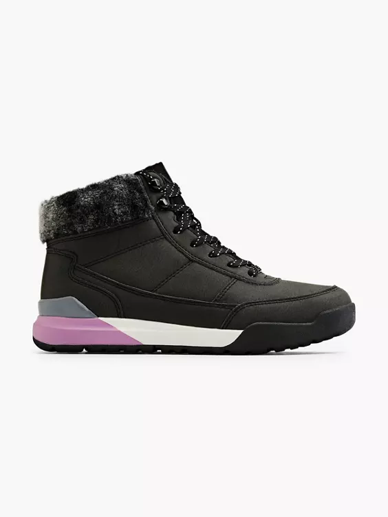 Vty Hoher Sneaker in schwarz