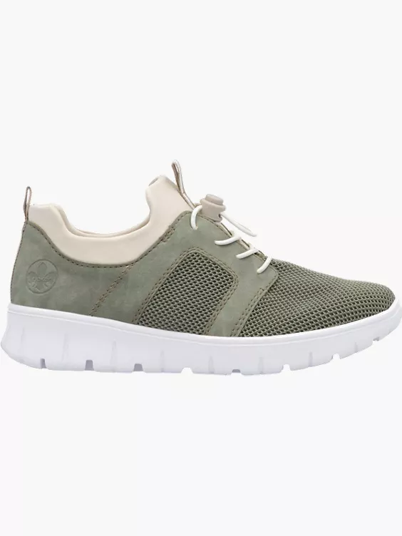 Rieker Damen Slipper in grün