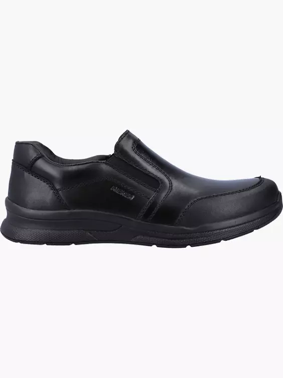 Rieker Herren Slipper in schwarz