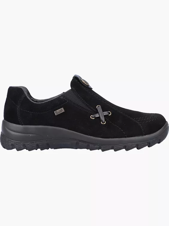 Rieker Damen Slipper in schwarz