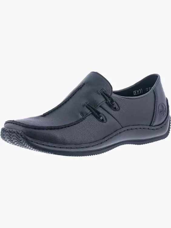 Rieker Damen Slipper in schwarz