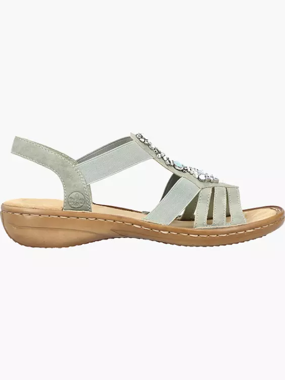 Rieker Damen Riemchensandalen in grün