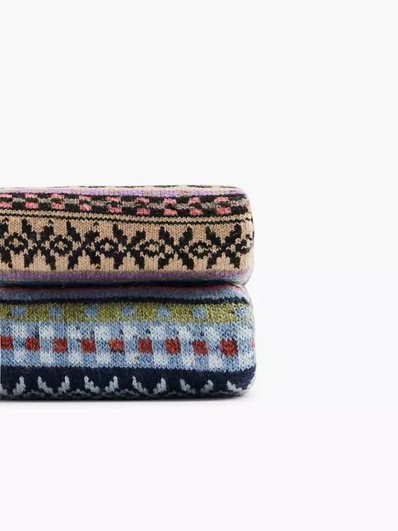 Cosy Nature 2er Pack Socken in navyblau