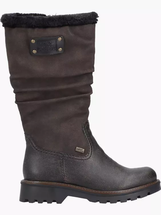 Rieker Damen Hochschaftstiefel in braun