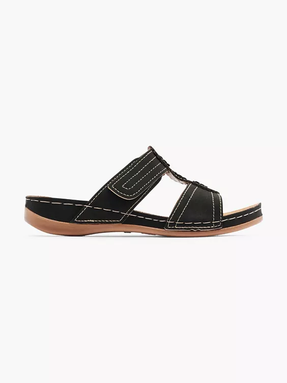 Easy Street Komfort Pantolette in schwarz