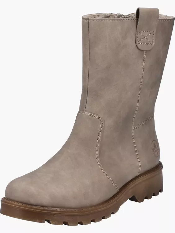 Rieker Damen Stiefeletten in beige