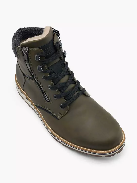 Rieker Schnürboots in grün