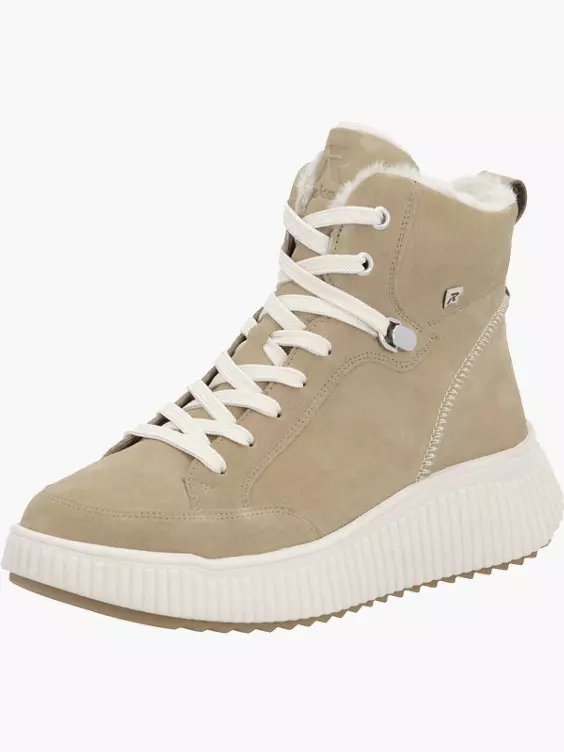 Damen Schnürstiefel in beige