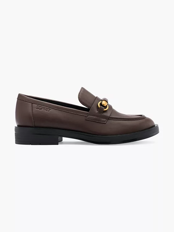 ESPRIT Loafer in kaffee