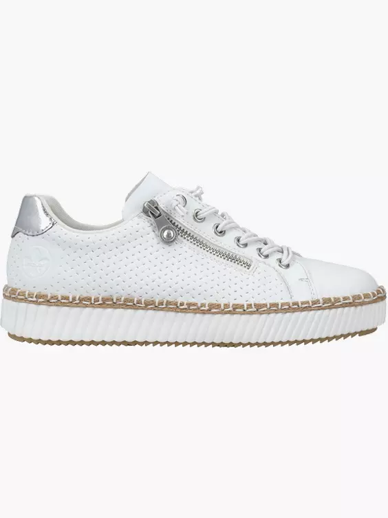 Rieker Damen Slipper in weiß