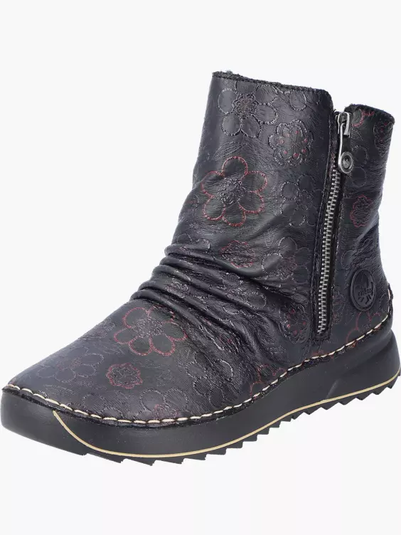 Rieker Damen Stiefeletten in schwarz