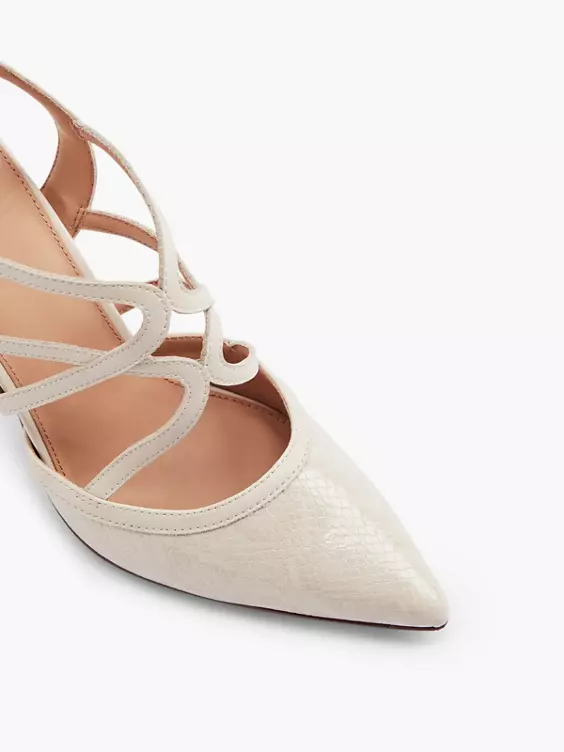 Catwalk Slingpumps in beige
