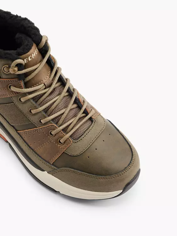 Skechers Hoher Leder Sneaker BENAGO- VOREN in olive