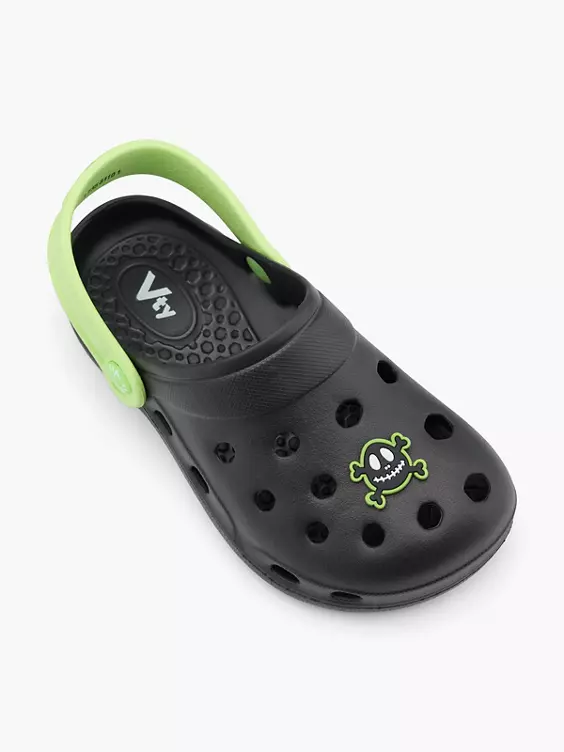 Vty Clogs in schwarz