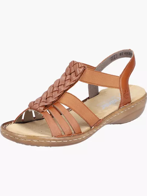 Rieker Damen Riemchensandalen in braun