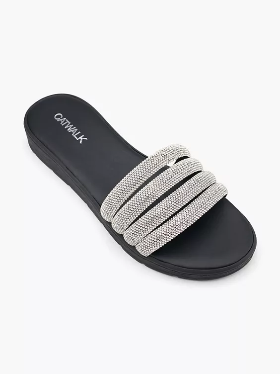 Catwalk Pantolette in silber