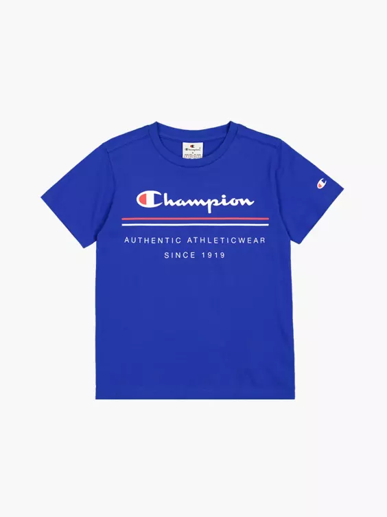 Champion T-Shirt in blau