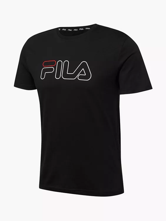 FILA T-Shirt in schwarz