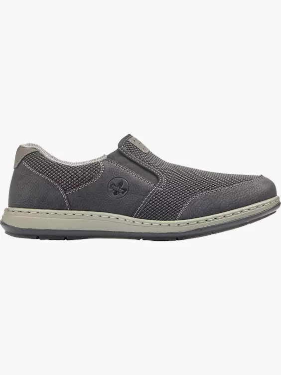 Rieker Herren Slipper in schwarz