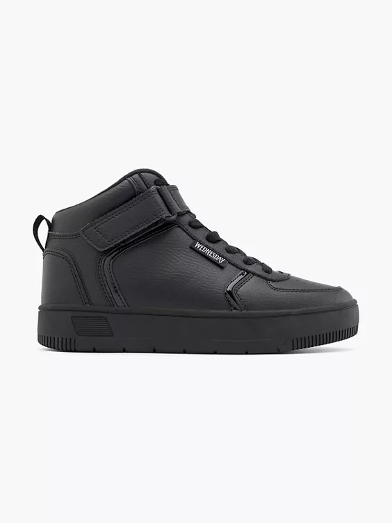 Wednesday Hoher Sneaker in schwarz