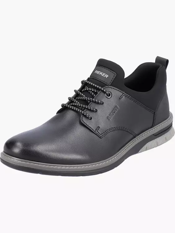 Rieker Herren Slipper in schwarz