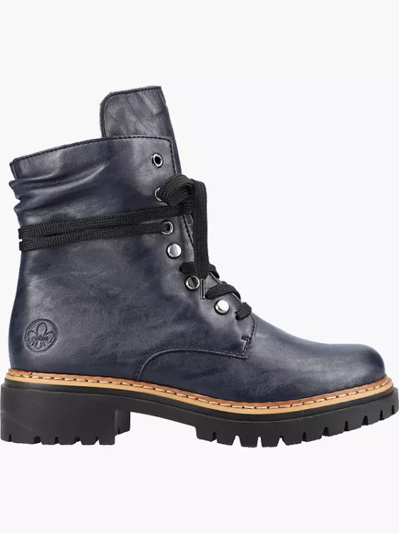 Rieker Damen Biker Boots in blau
