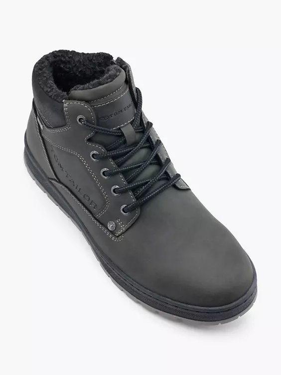 TOM TAILOR Schnürboots in grau