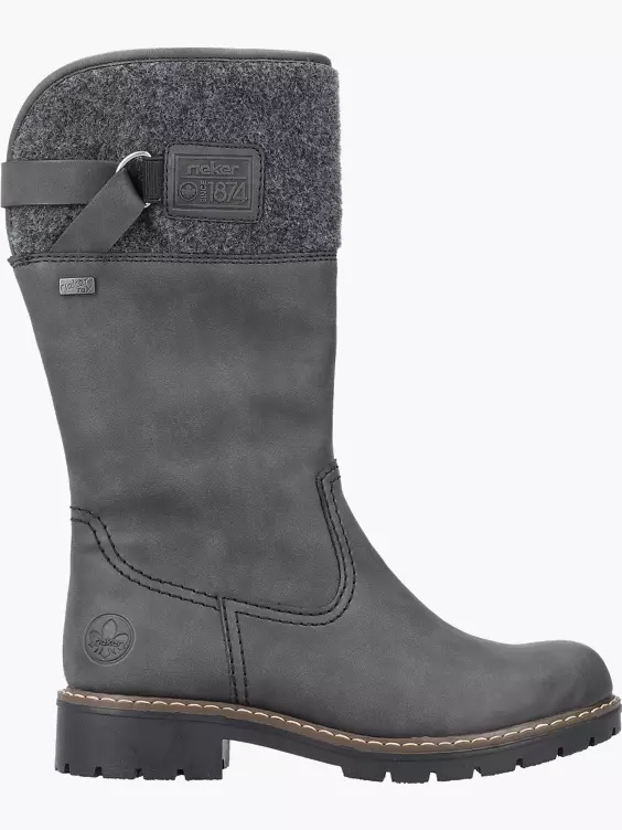 Rieker Damen Hochschaftstiefel in grau