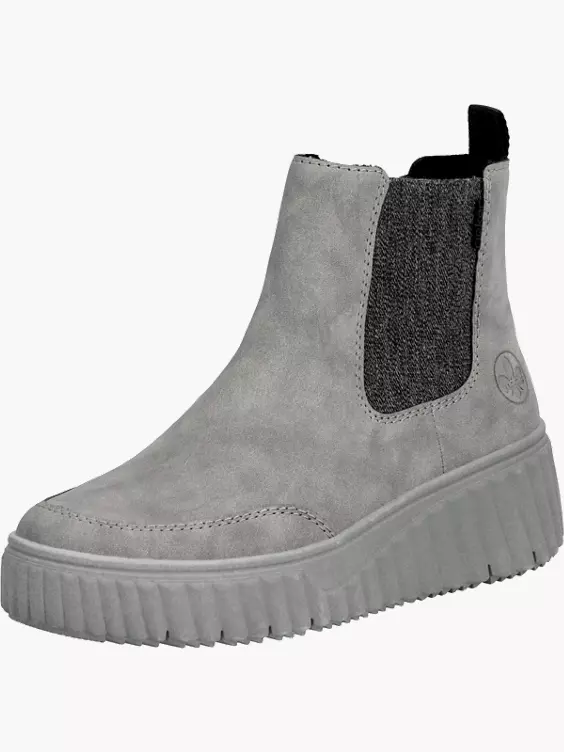 Rieker Damen Chelsea Boots in grau