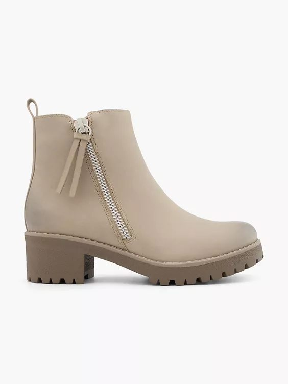Graceland Stiefelette in taupe