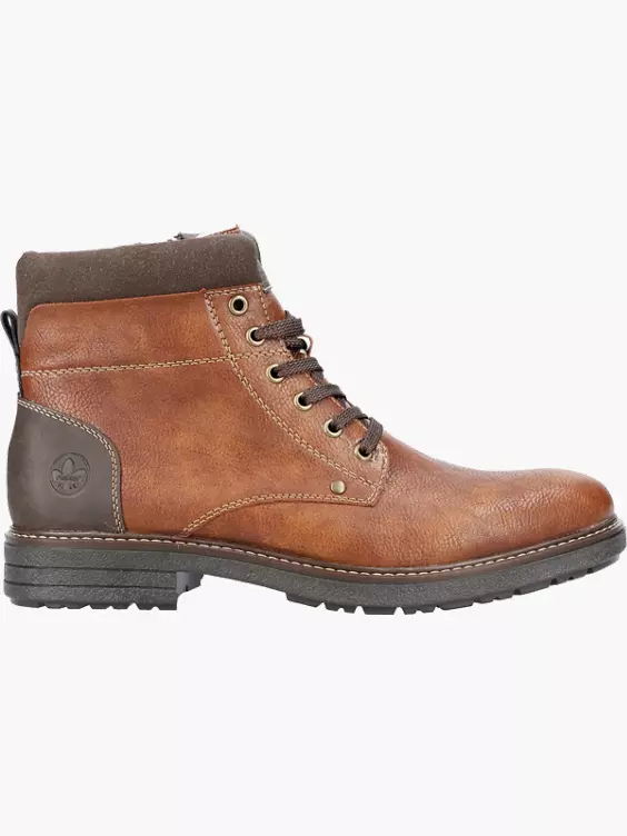 Rieker Herren Schnürstiefel in braun