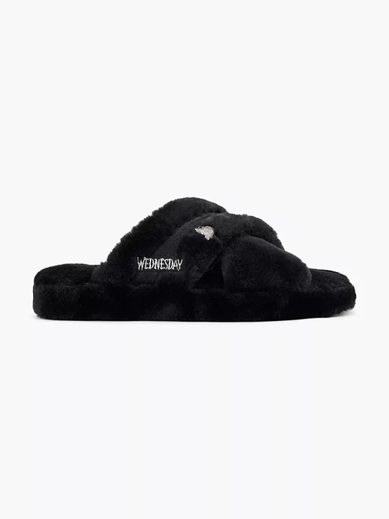 Wednesday Hausschuh in schwarz