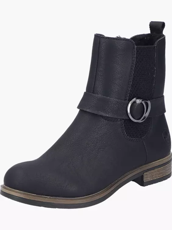 Rieker Damen Stiefeletten in schwarz