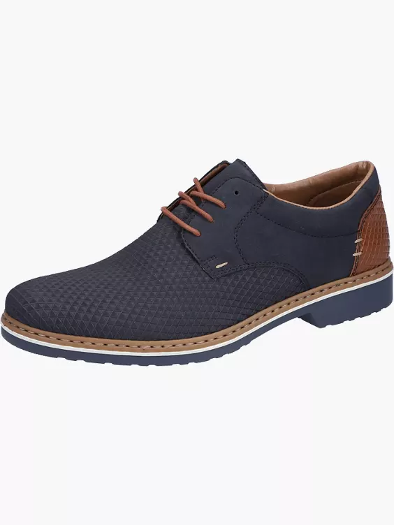 Rieker Herren Schnürschuhe in blau
