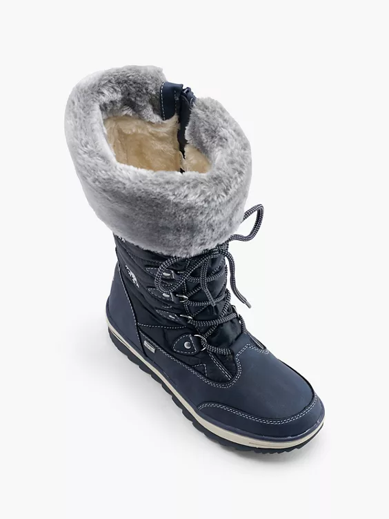 TOM TAILOR Schneestiefel in blau