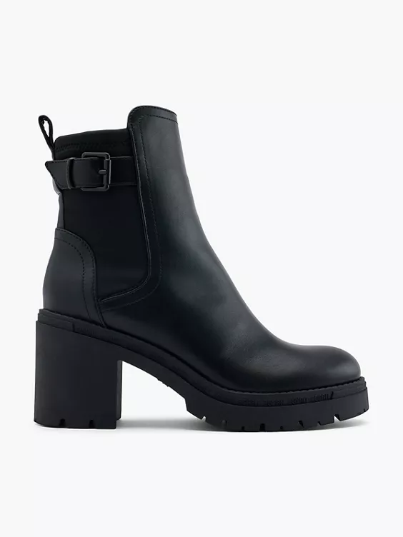 ESPRIT Stiefelette in schwarz