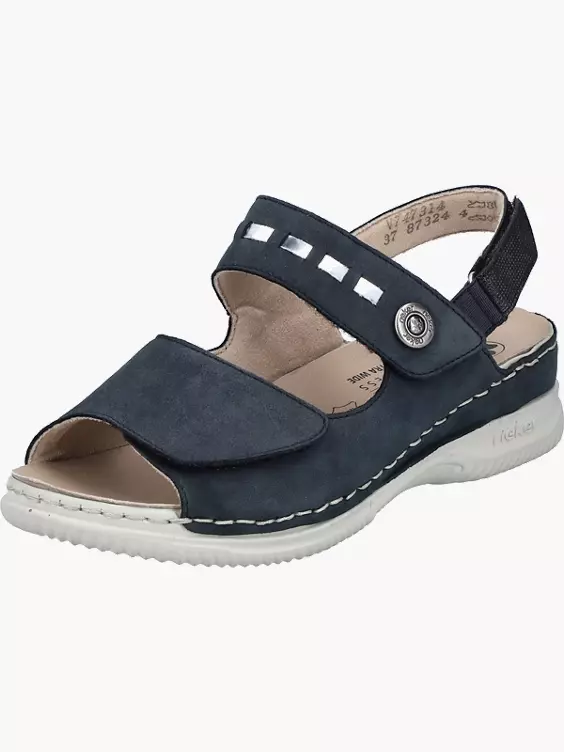 Rieker Damen Riemchensandalen in blau