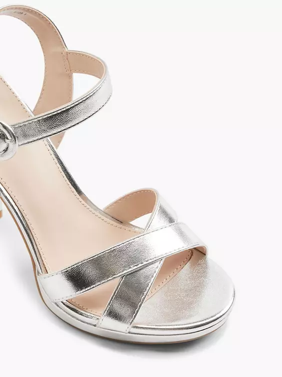 Catwalk Sandalette in silber