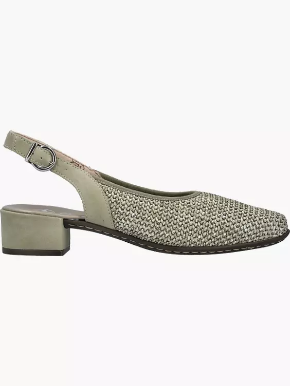 Rieker Damen Slingpumps in grün