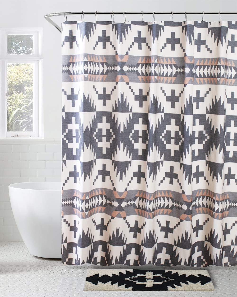 SPIDER ROCK SHOWER CURTAIN