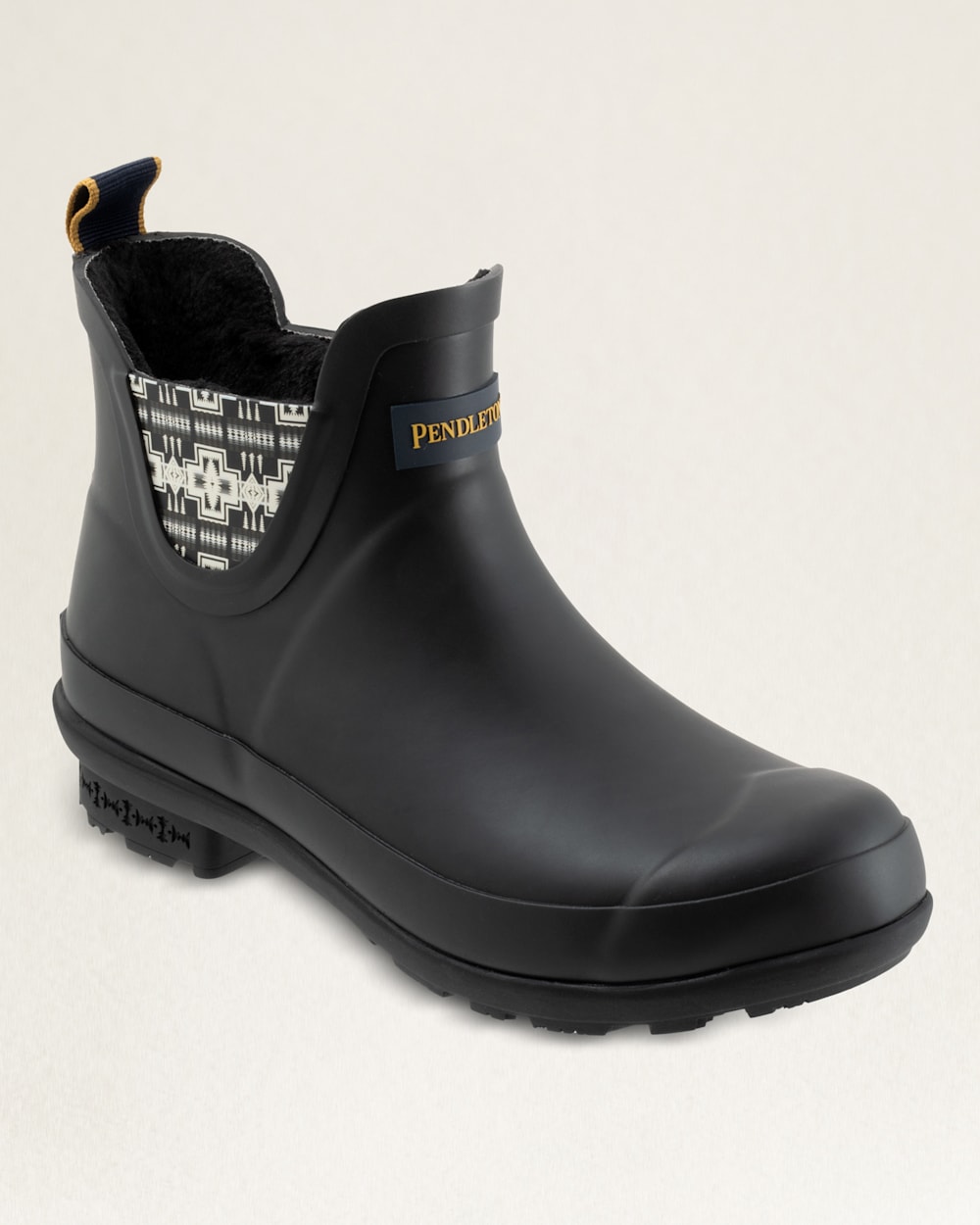 WOMEN'S FAUX FUR CHELSEA RAIN BOOTS