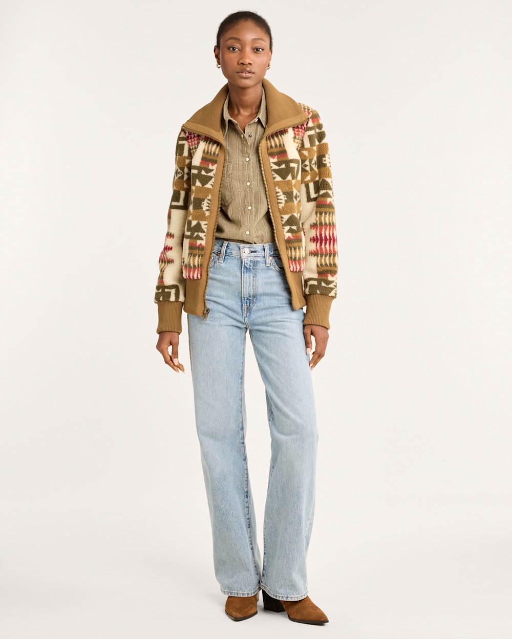 WOMEN'S FOXGLOVE FLEECE BOMBER JACKET