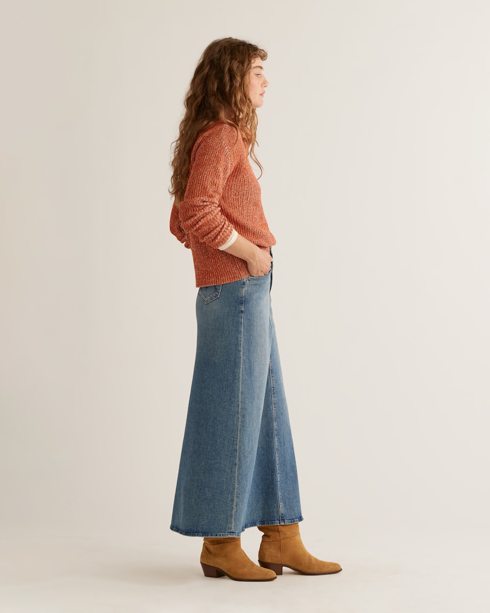 WOMEN'S COTTON SHAKER STITCH ZIP PULLOVER