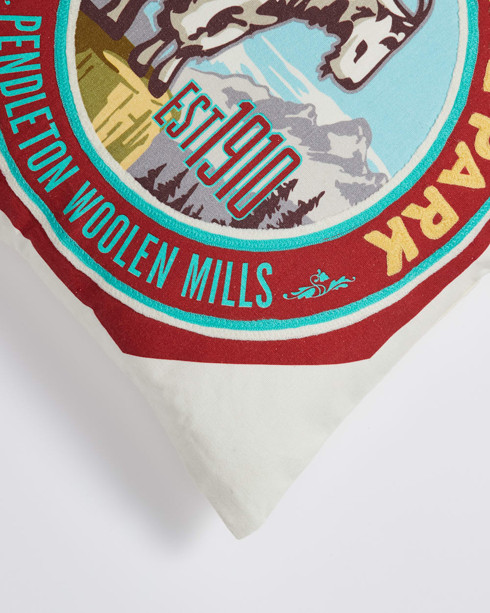 GLACIER NATIONAL PARK PATCH PILLOW