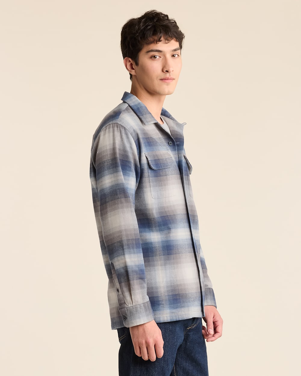 MEN'S PLAID COTTON BOARD SHIRT
